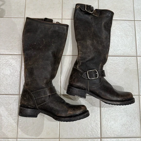 Frye Veronica Slouch Boots - Size 5.5 - Picture 8 of 10